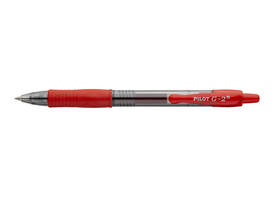 Gelschrijver PILOT G-2 + fijn rood
