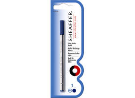 Rollerpenvulling Sheaffer slim medium blauw blister à 1 stuk