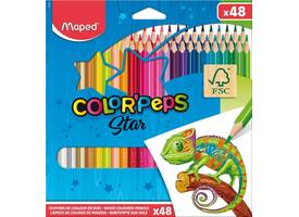 Kleurpotlood Maped Color'Peps Star set à 48 kleuren