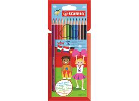 Kleurpotloden STABILO 979 color assorti kartonnen etui à 12 stuks