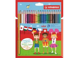 Kleurpotloden STABILO 979 color assorti kartonnen etui à 24 stuks
