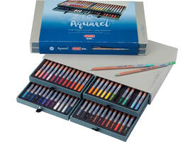 Kleurpotloden Bruynzeel Design met luxe bewaardoos aquarel ass 48st