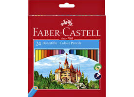 Kleurpotloden Faber-Castell assorti set à 24 stuks
