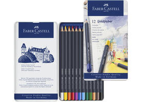 Kleurpotloden Faber-Castell Goldfaber assorti blik à 12 stuks
