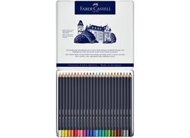 Kleurpotloden Faber-Castell Goldfaber assorti blik à 24 stuks