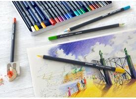 Kleurpotloden Faber-Castell Goldfaber assorti blik à 24 stuks