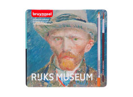 Kleurpotloden Bruynzeel Rijksmuseum Van Gogh aquarel ass blik à 24st