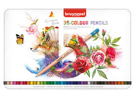 Kleurpotloden Bruynzeel Expression assorti blik à 36 stuks