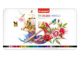 Kleurpotloden Bruynzeel Expression assorti blik à 72 stuks