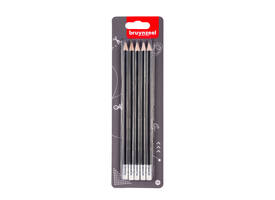 Potlood Bruynzeel Teens HB met gum 5 stuks