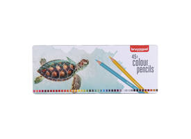 Kleurpotloden Bruynzeel Creatives schildpad assorti blik à 45 stuks