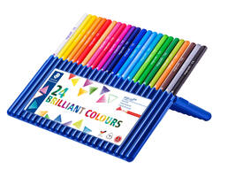 Kleurpotloden Staedtler Ergosoft driekantig 24stuks assorti