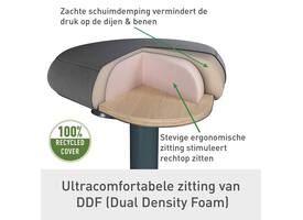 Actieve zitkruk Leitz Ergo met gasveer 47-64cm