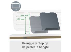 Bureau ophangbord Leitz Ergo met laptophouder