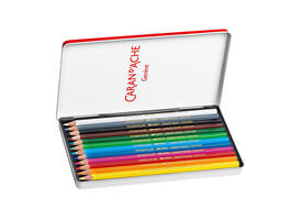 Kleurpotloden Caran d'Ache Swisscolor aquarel 12 stuks assorti
