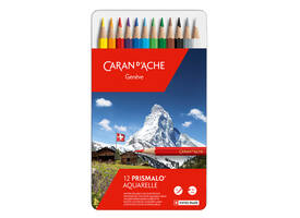Kleurpotloden Caran d'Ache Prismalo 12 stuks assorti