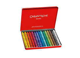 Waskrijt Caran d'Ache neocolor-I 15 stuks assorti