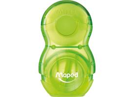 Puntenslijper Maped Loopy 1gaats met gum display á 24 stuks assorti