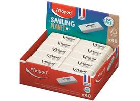 Gum Maped Smiling Planet Dessin wit