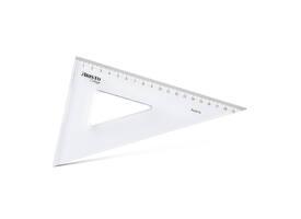 Driehoek Aristo 23620 200mm 30/60graden transparant