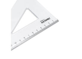 Driehoek Aristo 23620 200mm 30/60graden transparant
