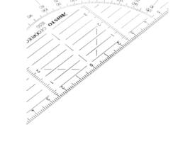 Geodriehoek Aristo 1550 160mm flexibel transparant
