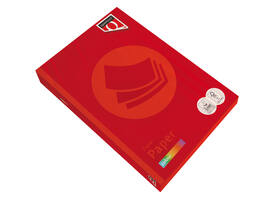 Kopieerpapier Quantore Colour A4 160gr felrood 250 vel