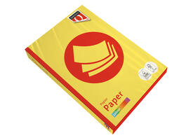 Kopieerpapier Quantore Colour A4 120gr zwavelgeel 250 vel