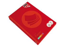 Kopieerpapier Quantore Colour A4 120gr felrood 250 vel