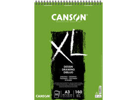 Tekenpapier Canson XL Drawing 50vel 160gr A3 wit