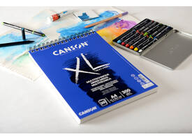 Mixed mediapapier Canson XL Textured Mixed Media 30vel 300gr A3 wit