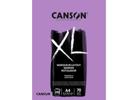 Markerpapier Canson XL Marker 100vel 70gr A4 extra wit