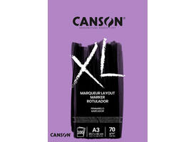 Markerpapier Canson XL Marker 100vel 70gr A3 extra wit