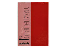 Kopieerpapier Papicolor A4 200gr 6 vel rood
