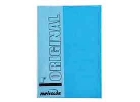 Kopieerpapier Papicolor A4 200gr 6 vel hemelsblauw