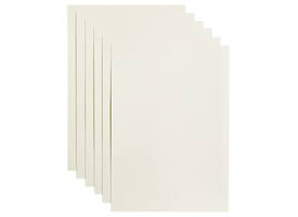 Kopieerpapier Papicolor A4 200gr 6 vel anjerwit