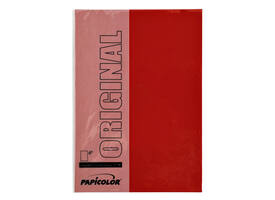 Kopieerpapier Papicolor A4 100gr 12 vel rood