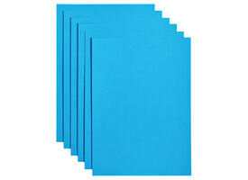 Kopieerpapier Papicolor A4 200gr 6 vel hemelsblauw