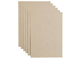 Kopieerpapier Papicolor A4 220gr 6 vel kraft grijs