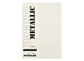 Kopieerpapier Papicolor A4 300gr 3 vel metallic ivoor