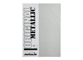 Kopieerpapier Papicolor A4 120gr 6 vel metallic zilver