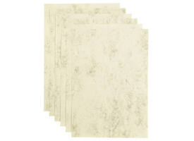 Kopieerpapier Papicolor A4 200gr 6 vel marble ivoor