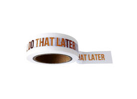Washi tape wit 'I'll do that later'