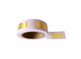 Washi tape roze XOXO