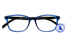 Leesbril I Need You +3.00 dpt Lucky blauw-zwart