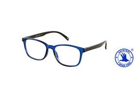 Leesbril I Need You +1.00 dpt Lucky blauw-zwart