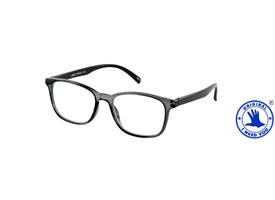 Leesbril I Need You +1.00 dpt Lucky grijs-zwart
