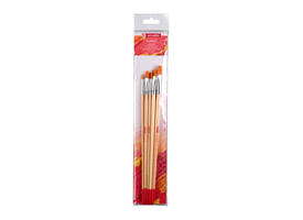 Penseel Talens Art Creation filament rond en plat set à 5 stuks