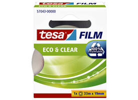 Plakband tesafilm® Eco & Clear 33mx19mm transparant