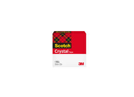 Plakband Scotch Crystal 600 19mmx33m transparant